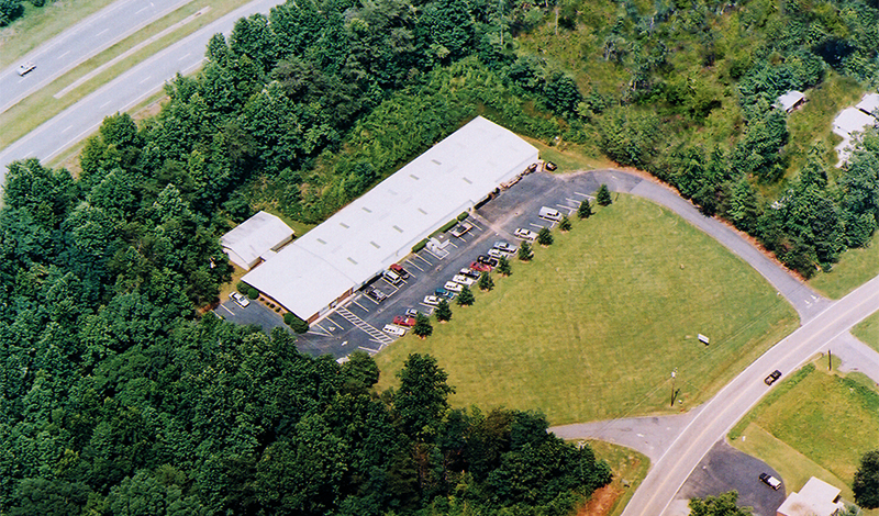 Aerial view of Kangaroo's factory