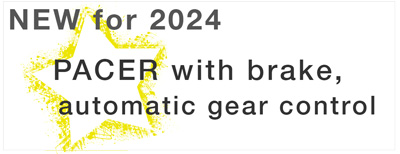 New for 2024 - PACER with brake, automatic gear control. Click to go to detail page.