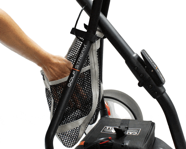 Tote installed on Kangaroo golfstream fold-up caddy