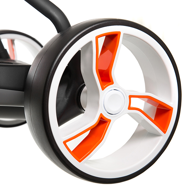 Kangaroo Golfstream caddy's quick release wheel